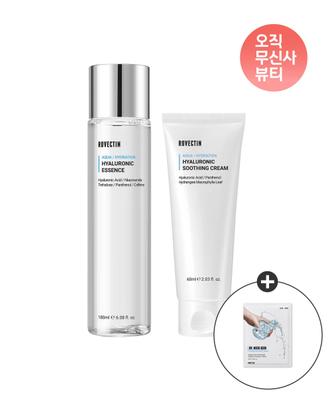 Rovectin Hyaluronic Moisture Care Set  Essence 180ml + Cream 60ml   + Dr. Mask 1