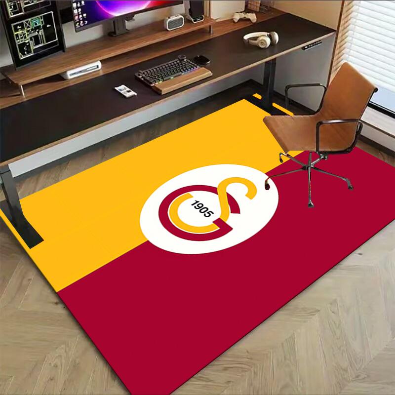 Galatasaray Crest Carpet For Playroom Bedroom Living Room Sofa Home Decorkids Game Area Rug Nonslip Floor Mat