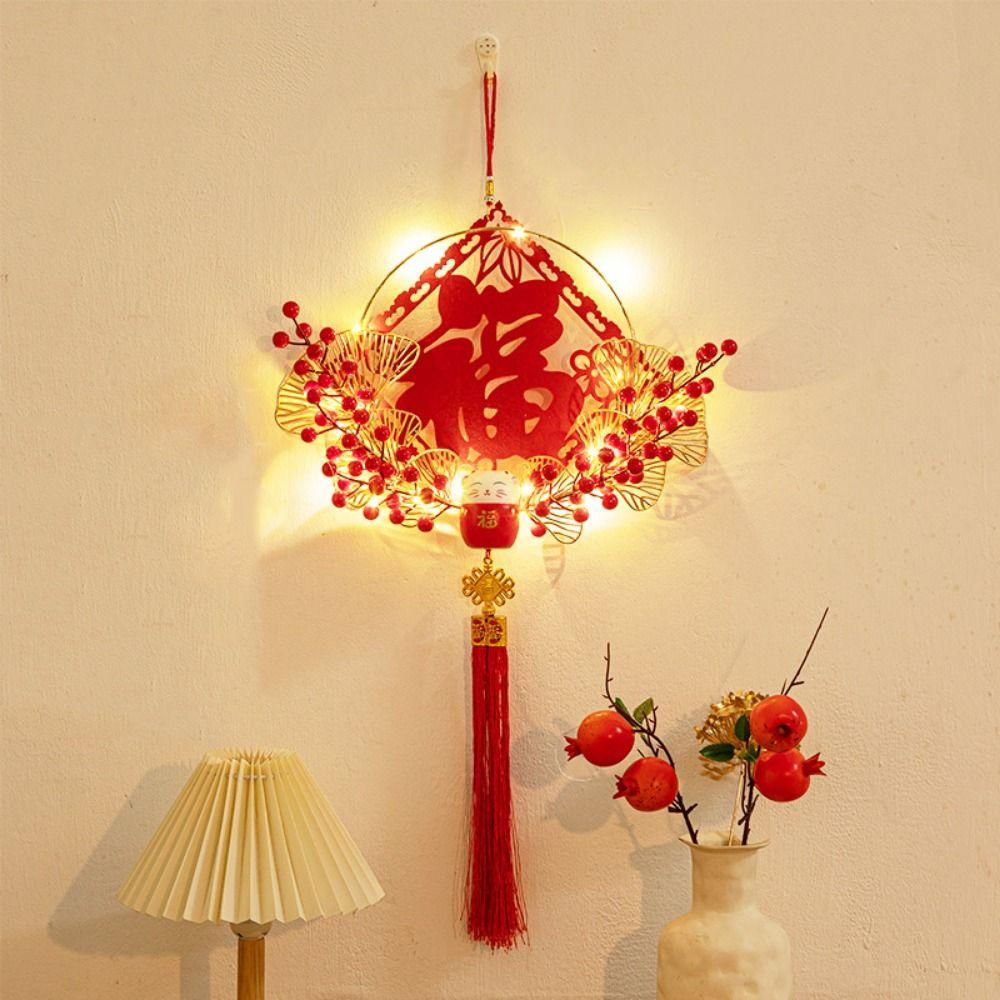 Three-dimensional New Year's Blessing Wreath  Wedding Party Decoration