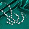 Meier Trendy Fashion Jewelry Set - Necklace, Earrings, and Bracelet