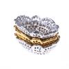 Mini Cake Golden Delicate Compote Fruit Tray Dollhouse Kitchen Accessories