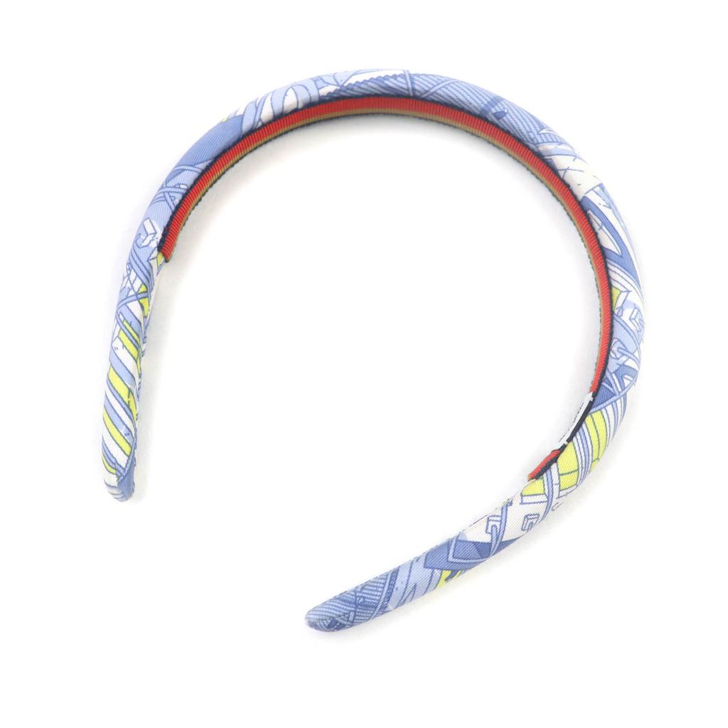 HERMES hair accessory Elsa the Horse Legend Headband hair band Multi silk Women Used