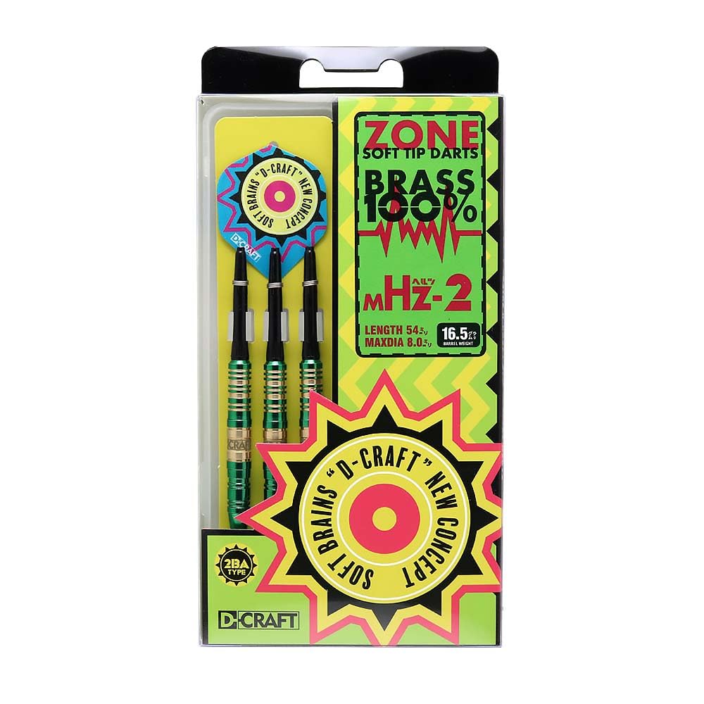 ZONE BRASS 2BA Zielony Zestaw Barelek do Darta D.CRAFT mHz-2