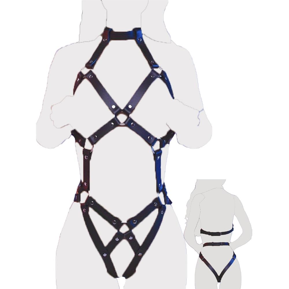 Restraints Harness Women Sex Bondage Fetish Toy Sexy Leather Harness Erotic Sex Flirting Straps Sex Toys for Couples