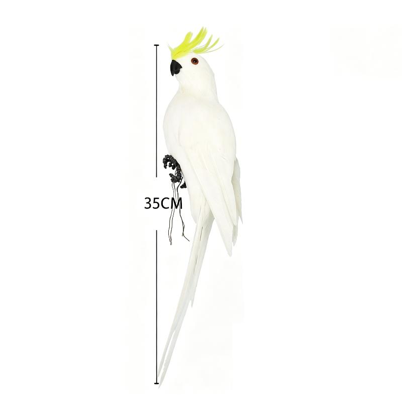 25/35Cm Simulation Parrot Garden Decoration Creative Lawn Figurine Ornament Animal Bird Outdoor Garden Party Prop Decoration