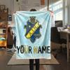 Custom Name AIK2 Flannel Blanket, High quality Comfortable for All Seasons, Home Decor, Warmth and Comfort