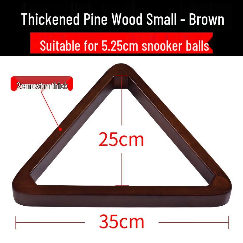 Thickened Pine Wood Billiard Triangle Rack
