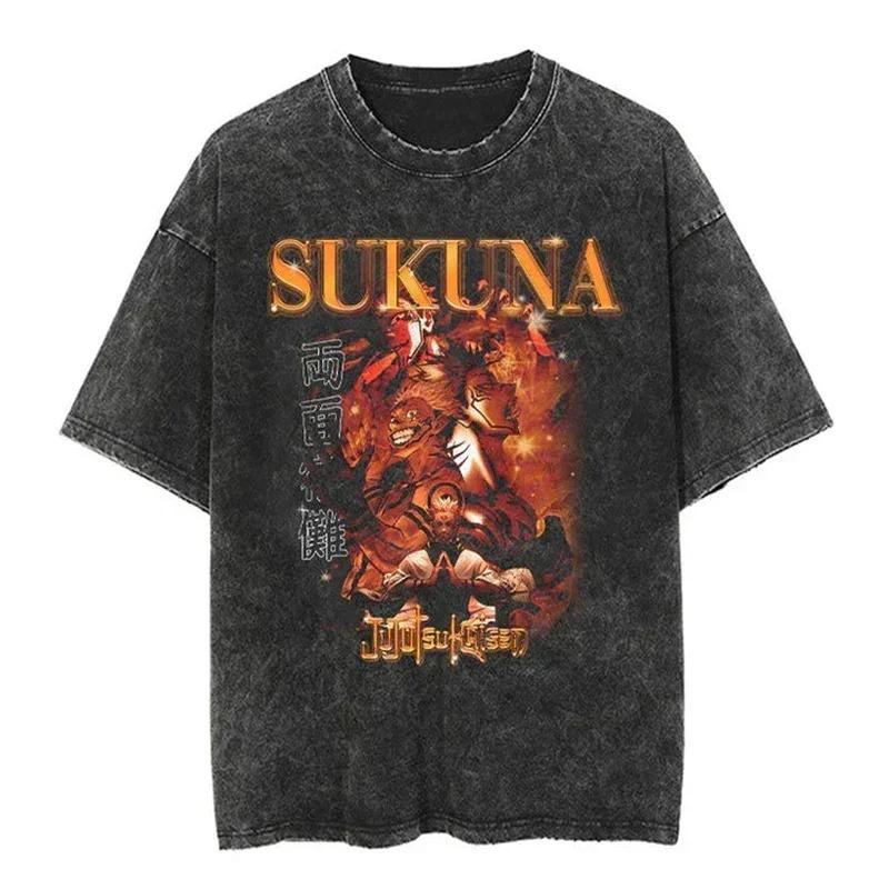 Hot Anime Demon Slayer Kamado Nezuko Print Tee Men Women Manga T-shirts Casual Loose T-shirt Harajuku Unisex Cotton T Shirt