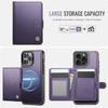 Magsafe Magnetic Leather Wallet Card Phone Case for iPhone 17 Air 16E 16 15 Pro Max 14 Plus 13 12 11 X XS XR 8 Flip Purse Cover