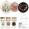Mefeny Embroidery Kit for Includes Japanese and English Stitching 3 Bamboo Embroidery Embroidery 6 Embroidery and 3 Pieces of Embroidery Beginners