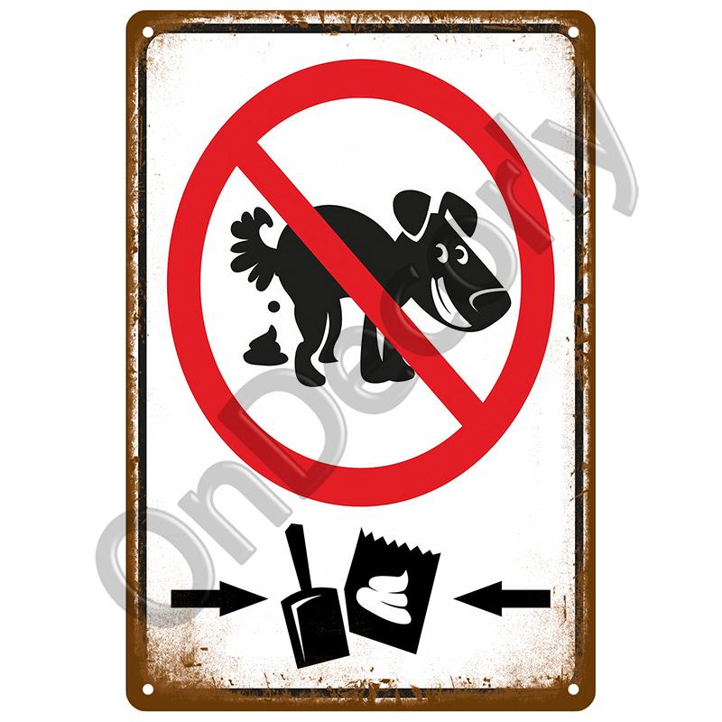 Beware Metal Signs Vintage Plaque Warning Danger Tin Signs Plate Home Wall Decor For Bar Club Man Cave Art Painting Poster Gift