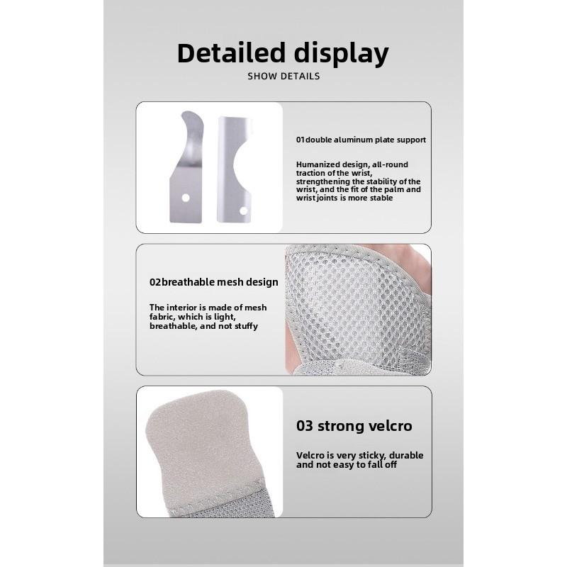 Wrist Support, Fixation and Protection Wrist Guard with Tendon Cover for Sports Use