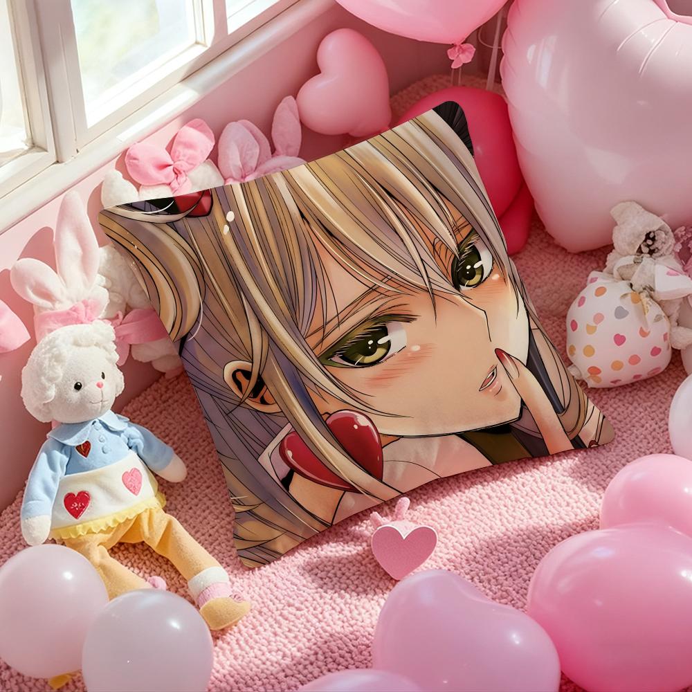 Anime Hot C-Citrus Cushion Cover Pattern Printed Pillowcase for Living Room Sofa Cushion Cover & Bedroom Decor