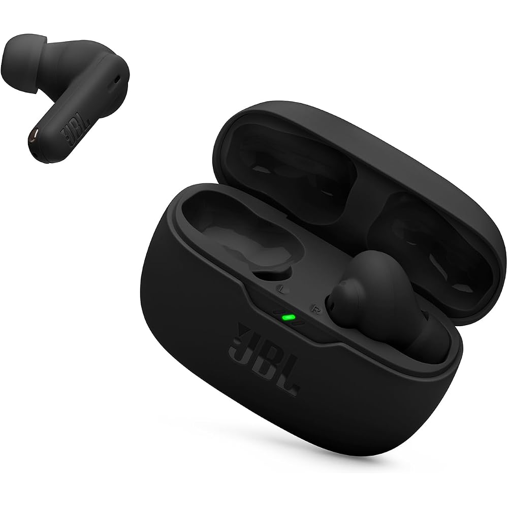 JBL Wave BEAM 2 Wireless Earphones, Active Noise Cancelling, IP54, Waterproof, Dustproof, Multi-P...