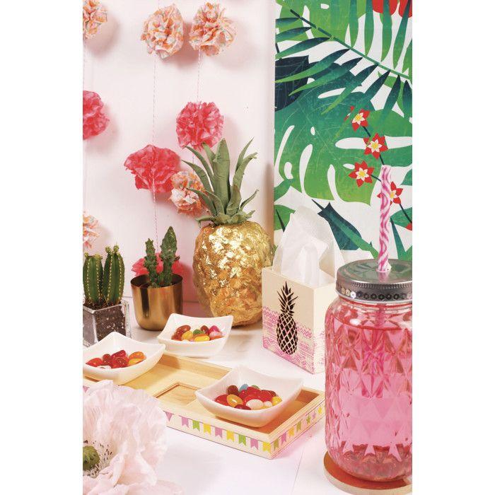 Ananas en papier mâché - GRAINE CRÉATIVE - 11,5 x 25 cm - Multicolore - Décoration créative - Mixte