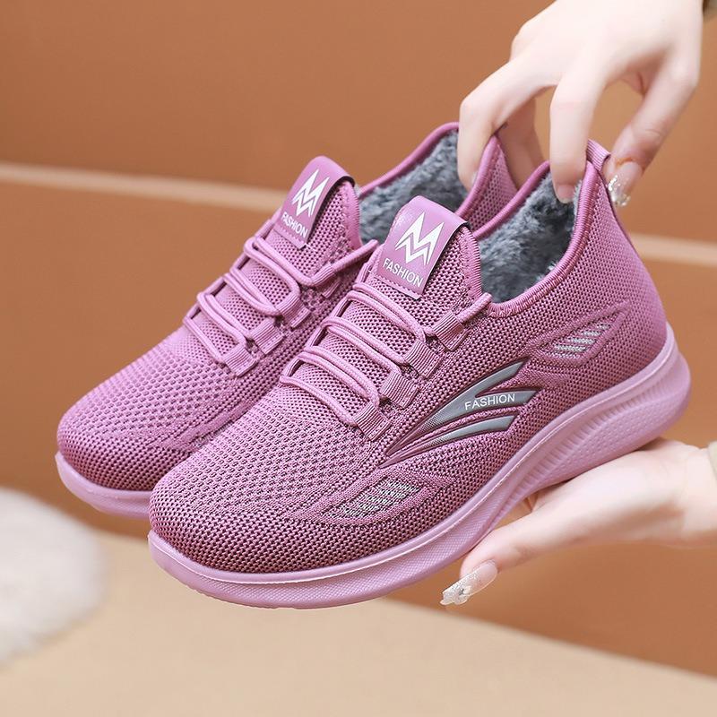 Zimní staré pekingské bavlněné boty dámské sametové zateplené boty pro matku středního věku protiskluzové teplé dámské bavlněné boty otec bavlněné boty