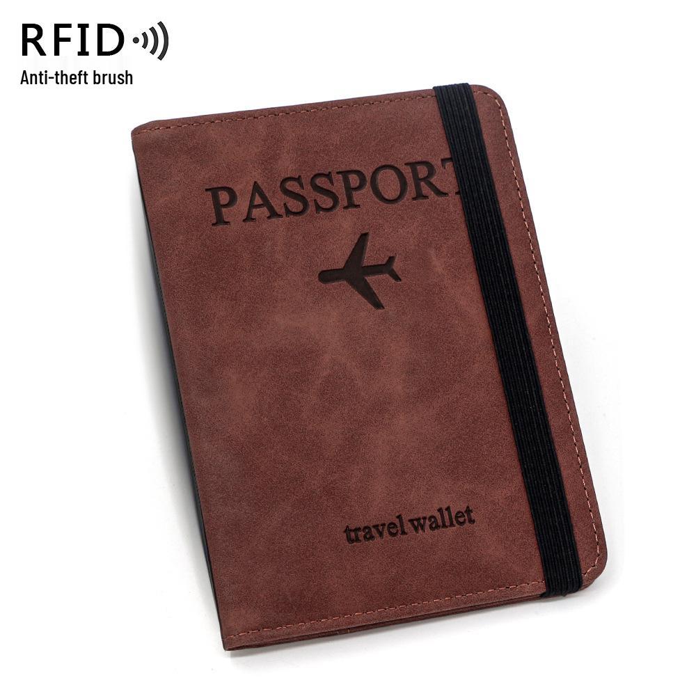 Multifunctional RFID Passport & ID Card Holder - Anti-Theft, Anti-Demagnetization Travel Wallet & Storage Sleeve