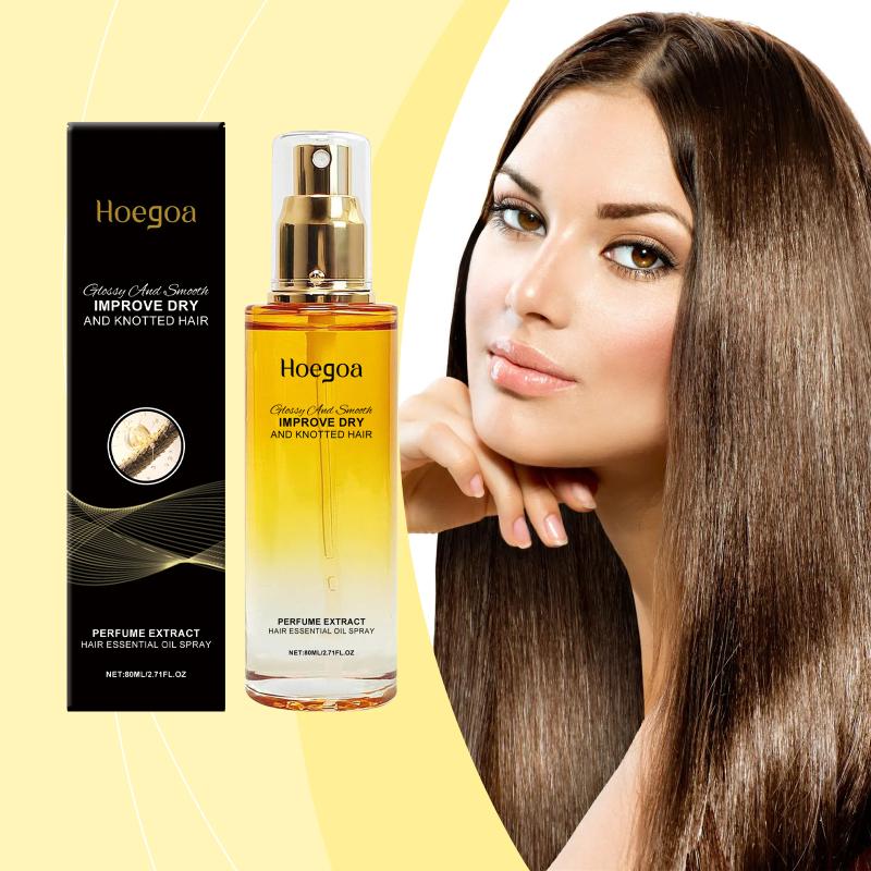 Smoothing Nourishing Hair Oil For Damaged Frizzy Hair Adds Shine Reduces Split Ends For Daily Maintenance
