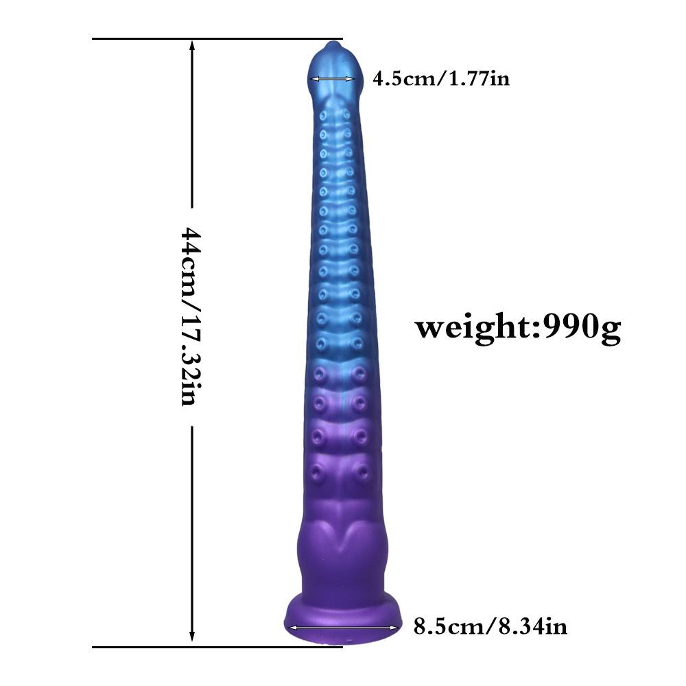 Tentacle Anal Plug - Liquid Silicone Fantasy Butt Plug with Color Mix Design, Realistic Texture for Beginners & Advanced Play Sex Toys