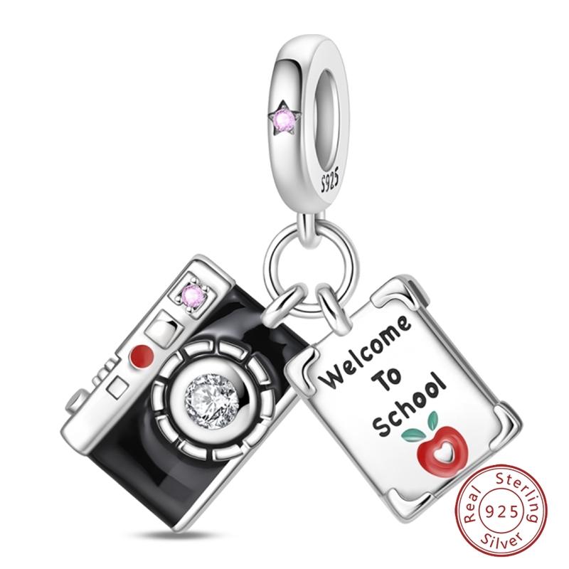 Süßer Kupfer Schildkröte Bogen Muschel Parfüm Kopfhörer Ballett Anhänger Perlen Passend für 3mm Armbänder DIY Feiner Schmuckherstellung