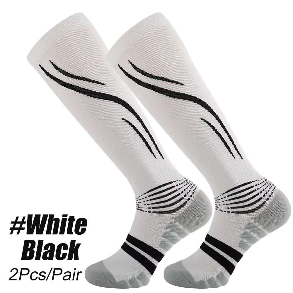 1 Pair Breathable Fitness Long Leg Socks Comfortable Cycling Calf Socks  Running