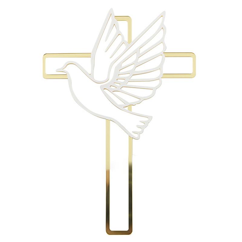 

1Pc Крещение Первое Причастие Торт Топпер Акриловый Праздник Украшение вечеринки