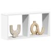 VidaXL Wall Cabinet 60x16x30 Cm White Engineered Wood 854877