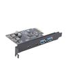 USB 3.2 Expansion Card 2 USB Ports 2 Type C Ports PCI E 1X To USB 3.2 GEN1 5Gbps Expansion Card