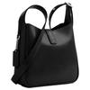 COACH Hadley 20 Silver Hardware Adjustable Shoulder Strap Wrinkled Patent Leather Crossbody Bag Small Women's Black