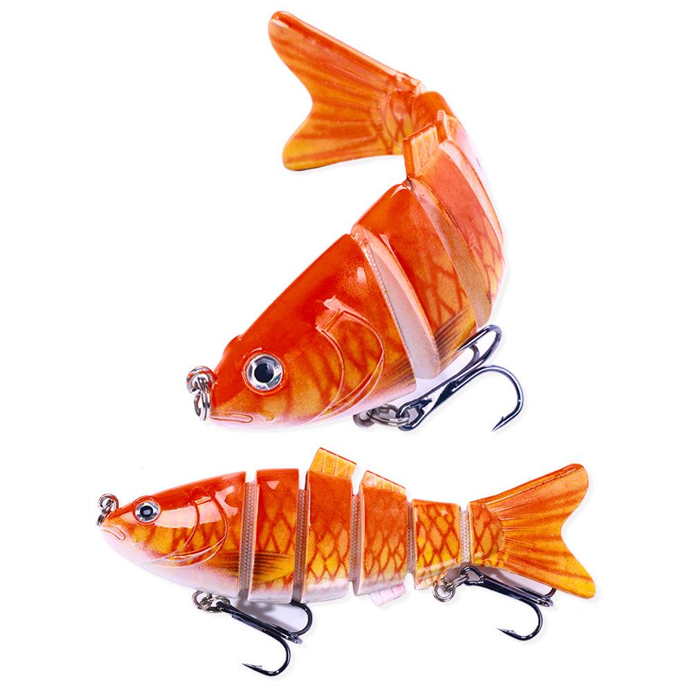 10-Color 10cm 18.2g Six-Section Hard Bait Lure for Sea Fishing