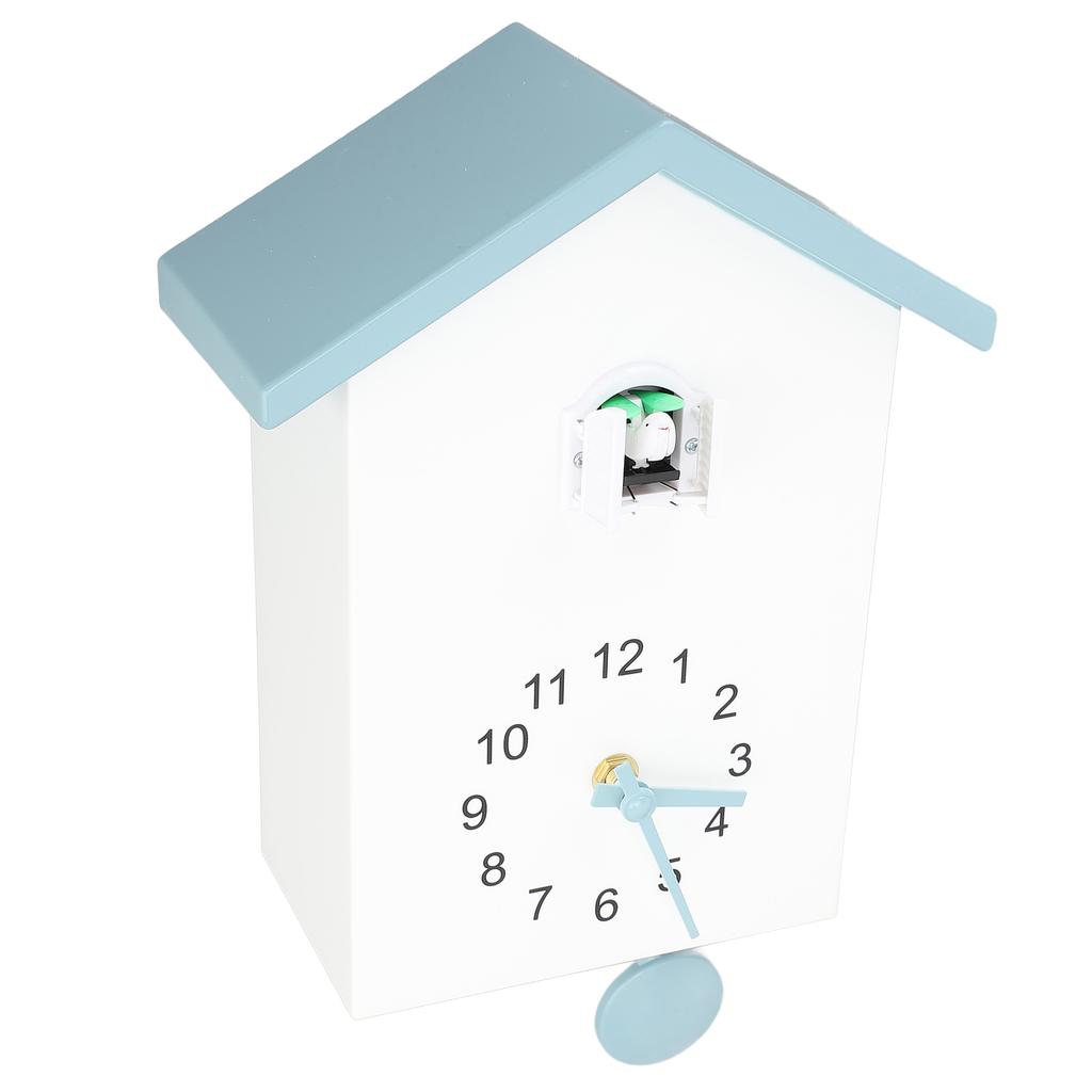 Bird House Wall Clock Bird Voice Call Stylish Decorative Wall Clock for Bedroom Living Room
