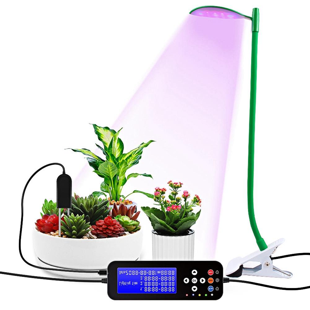 21LED Grow Light Flexible Plant Growth Clip Lamp for Indoor Greenhouse Plants