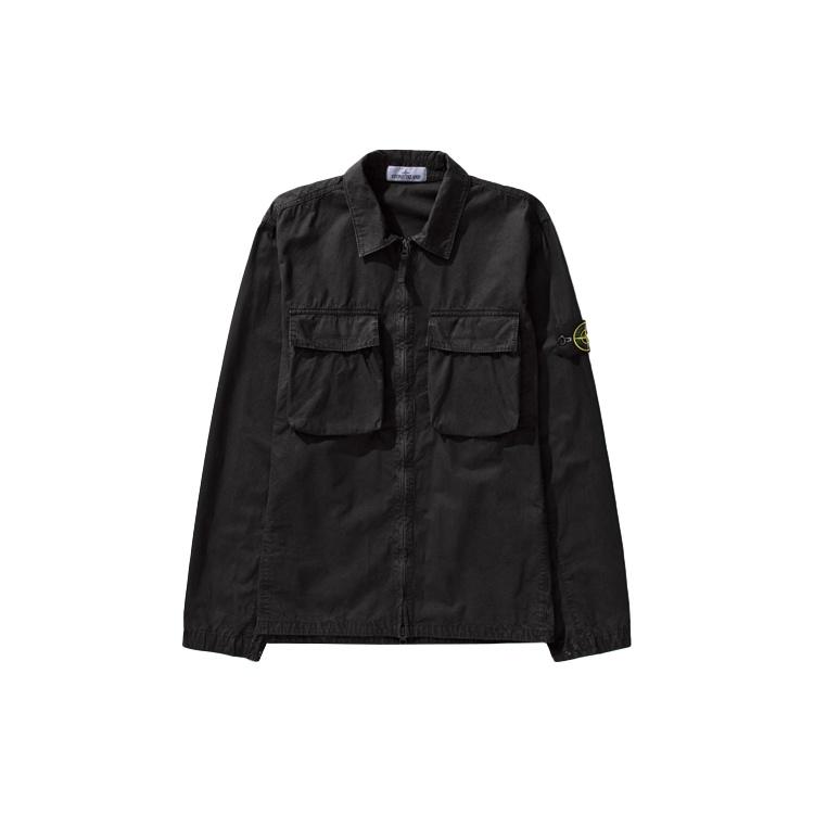 STONE ISLAND Overshirt 'Black' Men's 7615114WN-V0129