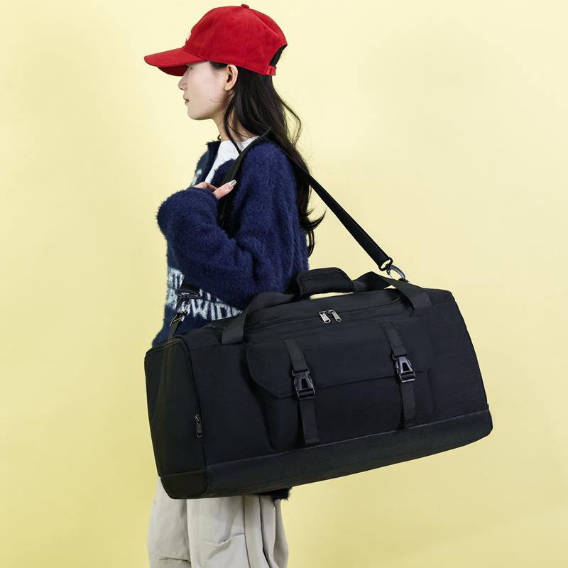 Men and Women's Large-capacity Yoga Bag with Shoe Storage Pressure Relief Handbags Dry and Wet Separation Training Gym Bag