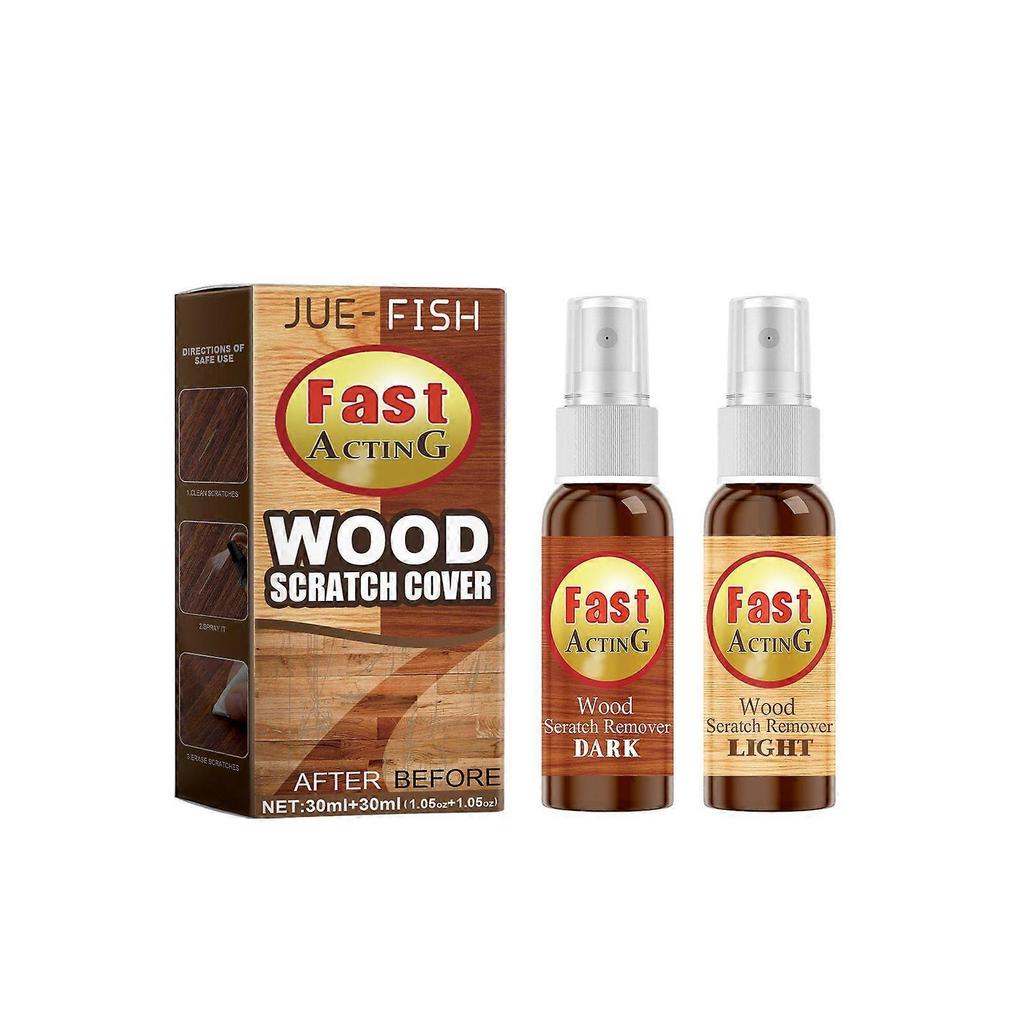 Agente Reparador de Rayones en Suelos de Madera, Spray Reparador de Rayones Pintura Reparadora para Renovación de Muebles y Suelos