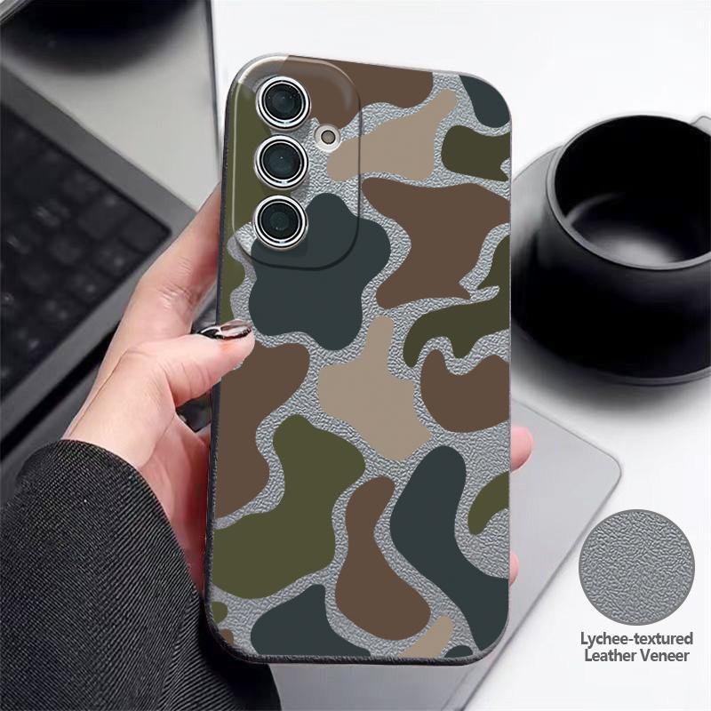 Leopard Print Case For Samsung A18 A57 A37 A17 A56 A36 A26 A16 A55 A35 A25 A15 A54 S21 FE S22 S23 S24 Plus S25 S26 Ultra Silicone Cover