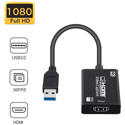 1080P Video Capture Card USB 3.0 2.0 HDMI Video Grabber Record Box for PS4 Game DVD Camcorder Camera