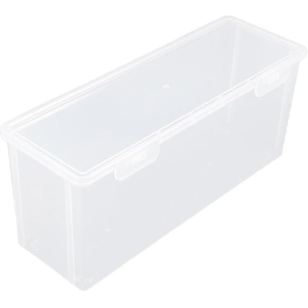 

Kichvoe Герметичный контейнер для тостов Прозрачный контейнер для сохранения свежести продуктов для фруктов, закусок, средний длинный органайзер для холодильника для кухонного хранения 30X13CM