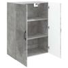 Wall Mounted Cabinet Concrete Grey 66 x 34.5 x 90 cm Particleboard
