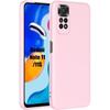 Silikona vāciņš - Xiaomi - Redmi Note 11/11S - Mīksta aizsardzība - Izturīgs pret skrāpējumiem - Gaiši rozā
