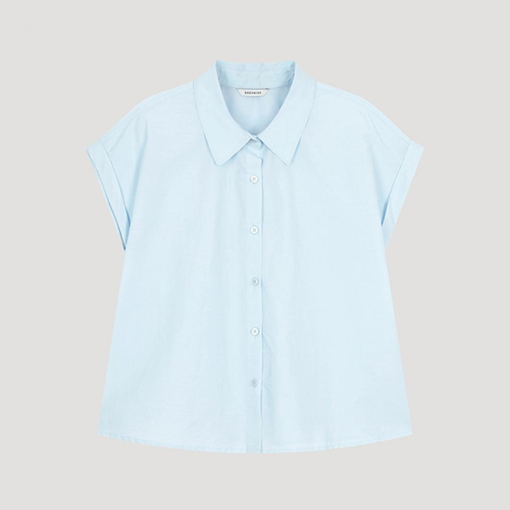 

Shismiss Turn Up Crop Shirt Swwsto22090 Ll light blue/55