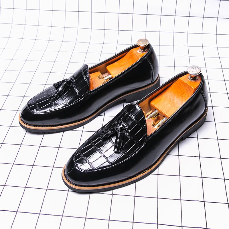 Big Size 47 48 Luxry Men Loafers Shoes Slip On Moccasins Man Party Dress Shoes Wedding Flats Formal Tassel Casual Green Shoes