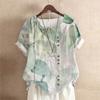 BITCED Women's Fashion Casual Short Sleeve O-Neck Blouses & Shirts