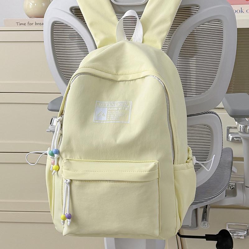 Schoolbag New Lightweight College Style Backpack Female Students Morning Eight Commuter Light Oxygen Outdoor Large Capacity School Bag High Value