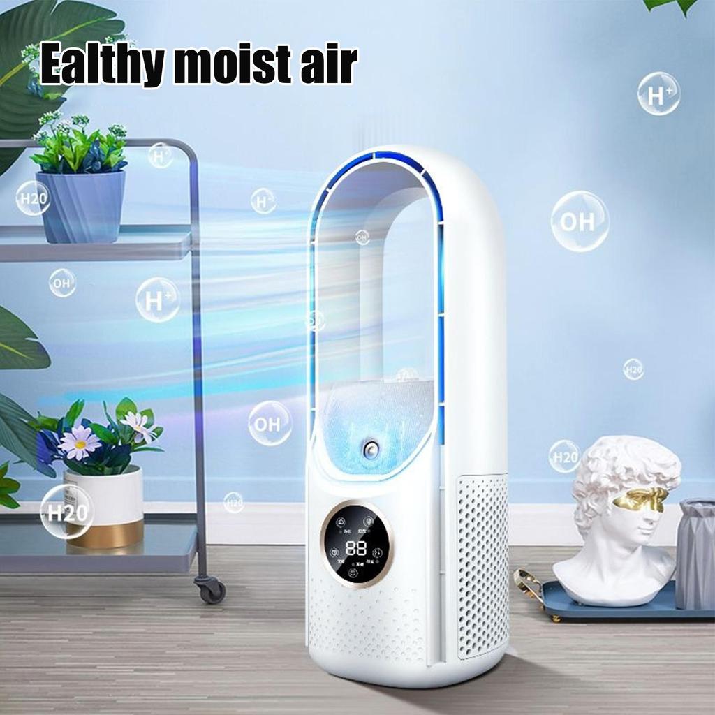 Portable Fan With Mist Small Water Cooling Mist Fan 6-Speed Summer Hot Weather Mister With 6-Hour Auto-Off Timer For Offices