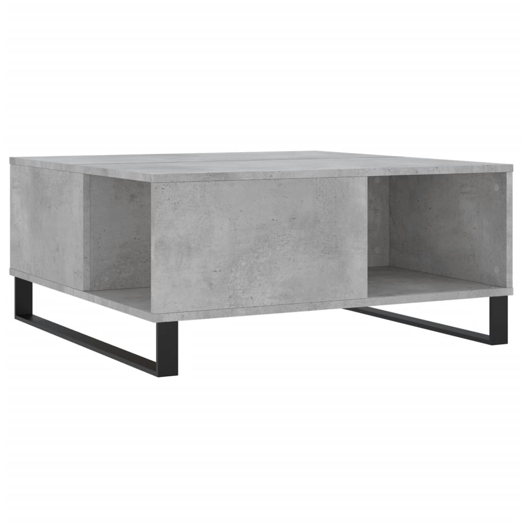 Coffee Table, Concrete Gray, 80X80X36.5 Cm