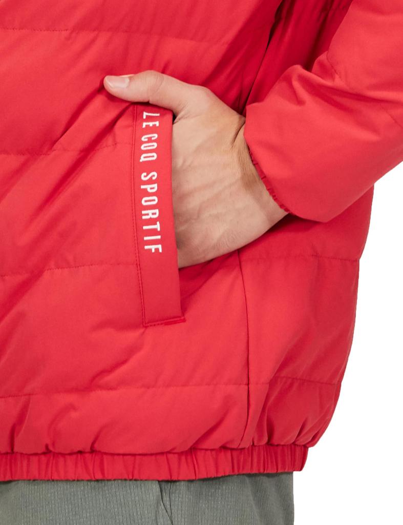 Coq Sportif Blouson Standard Filling Water Repellent Windproof Sleeves Detachable Heat Navi 2WAY Golf QGMWJK04 RD00 L [Le Golf] [Stretch Forcer] Men's