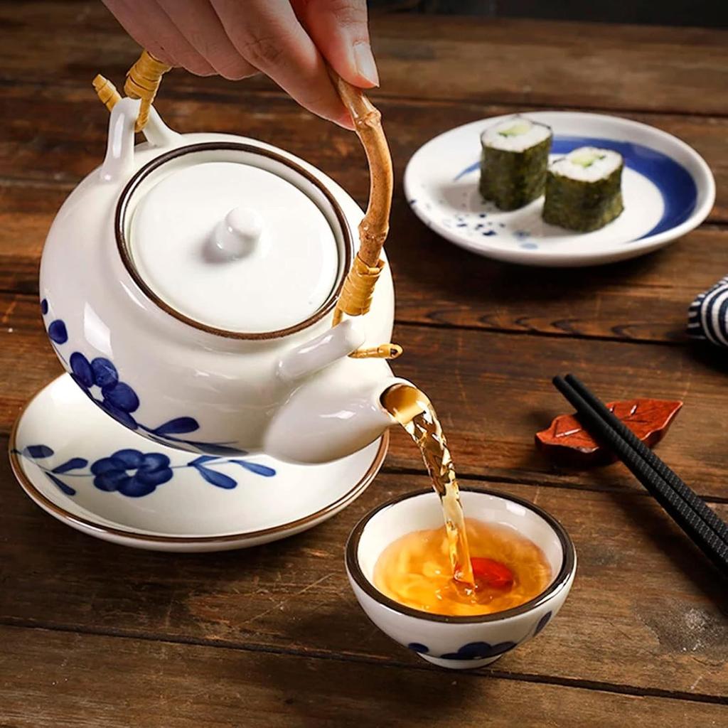 2 Pack Bamboo Teapot Handle Replacement Accessories for Ceramic & Pottery Tea Pots & Kettle - U-Shape Handle, 4 Inch