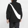 Nike Giacca Reversibile in Pile Sherpa Ispessito per Primavera Donna Capispalla Nero CZ4064-010
