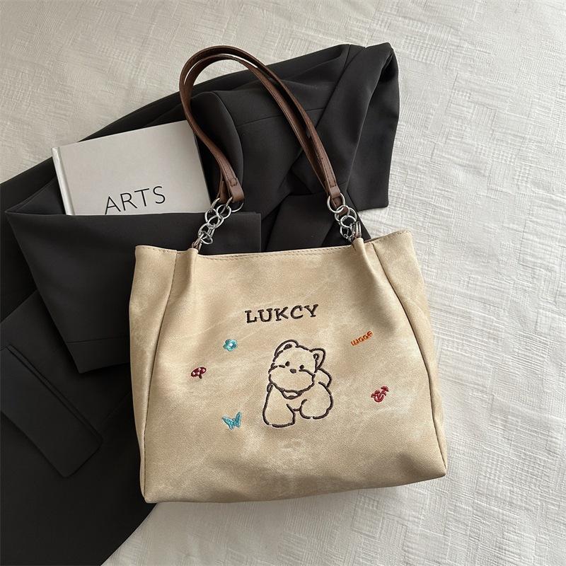 

Fashion printed tote bag 2 spring and summer new large-capacity simple shoulder bag feeling underarm bag